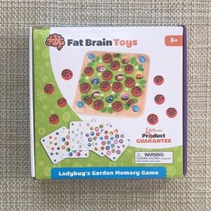 Fat Brain Toys Ladybug Wooden Puzzle Game